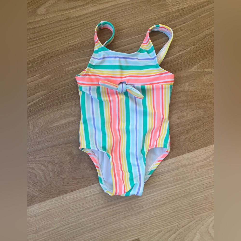 18 month girls bathing suit- Excellent condition. Print discontinued.